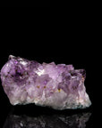 Strahlender Amethyst Kristall, Heilstein für klare Meditation, violette natürliche Form.