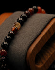 Achat Armband – Nr. 13 – 8 mm Perlen – Trend-Accessoire mit natürlicher Note