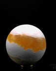 Achat Kugel Planet, fördert energetische Harmonie, bunte Kugelstruktur.