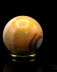 Achat Kugel Planet, fördert spirituelle Dekoration, bunte Kugelstruktur.