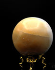 Achat Kugel Planet, fördert meditative Harmonie, bunte glänzende Kugel.