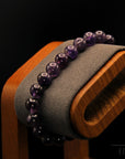 Amethyst Armband – Nr. 2 – 8 mm Perlen – Meditationsperlen aus Kristall