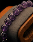 Amethyst Armband – Nr. 3 – 8 mm Perlen – Spiritueller Schutz aus Perlen