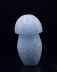 Blauer Calcit Heilstein, fördert klare Meditation, blaue Kristalloberfläche.