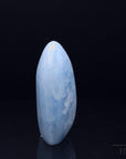 Natürlicher Blauer Calcit, Heilstein für klare Meditation, blaue natürliche Form.