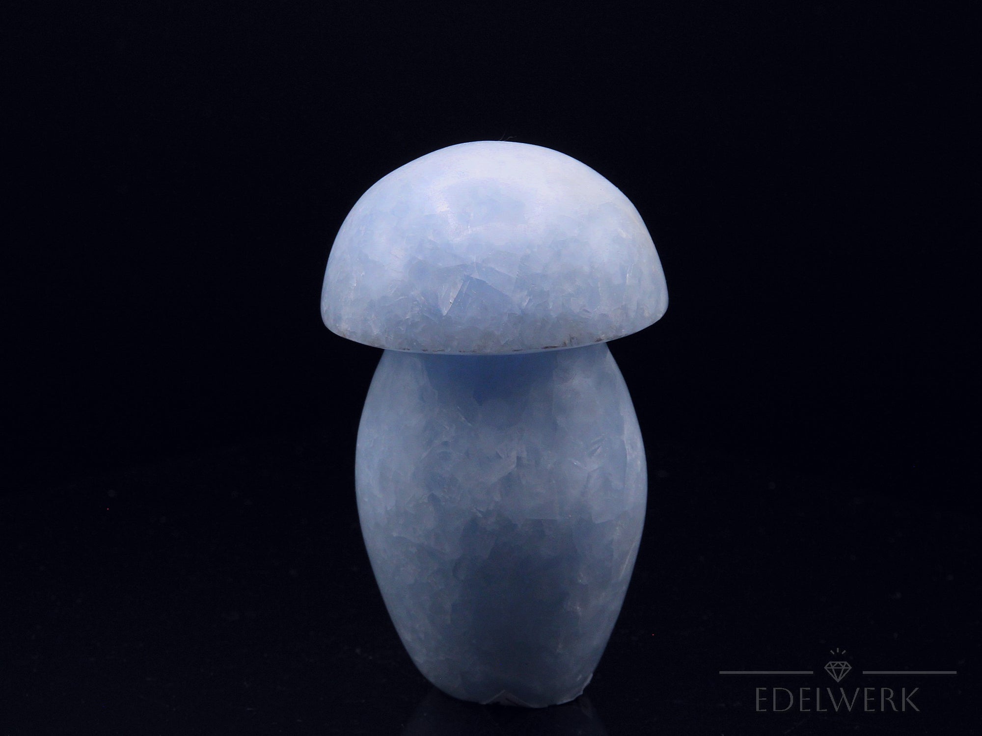 Natürlicher Blauer Calcit, Heilstein für spirituelle Balance, blaue natürliche Form.