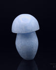 Strahlender Blauer Calcit, Heilstein für klare Entspannung, blaue glänzende Form.