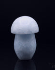 Klarer Blauer Calcit, fördert energetische Harmonie, blaue natürliche Form.