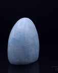 Blauer Calcit Heilstein, Heilstein für spirituelle Klarheit, blaue Struktur.