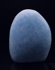 Natürlicher Blauer Calcit, Heilstein für meditative Klarheit, blaue Kristallform.