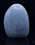 Natürlicher Blauer Calcit, Heilstein für spirituelle Entspannung, blaue Form.