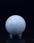 Strahlender Blauer Calcit, Heilstein für innere Balance, blaue Oberfläche.