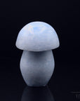 Natürlicher Blauer Calcit, Heilstein für meditative Kommunikation, ungeschliffene blaue Kristalle.