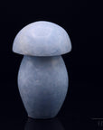 Natürlicher Blauer Calcit, fördert meditative Harmonie, blaue Oberfläche.