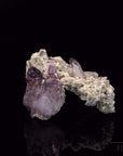 Natürlicher Brandbergamethyst, Heilstein für klare Entspannung, violette Kristalle.