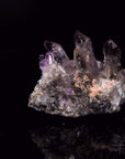 Brandbergamethyst Heilstein, Heilstein für innere Harmonie, violette Kristalle.