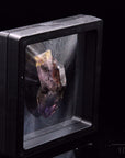Klarer Brandbergamethyst, Heilstein für intuitive Energie, violette Kristalle.