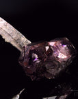 Brandbergamethyst Kristall, Heilstein für schützende Intuition, violette Kristalle.
