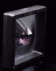 Natürlicher Brandbergamethyst, fördert innere Klarheit, violette ungeschliffene Struktur.