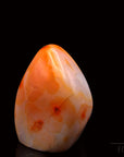 Natürlicher Carneol, Heilstein für innere Balance, orange natürliche Kristalle.
