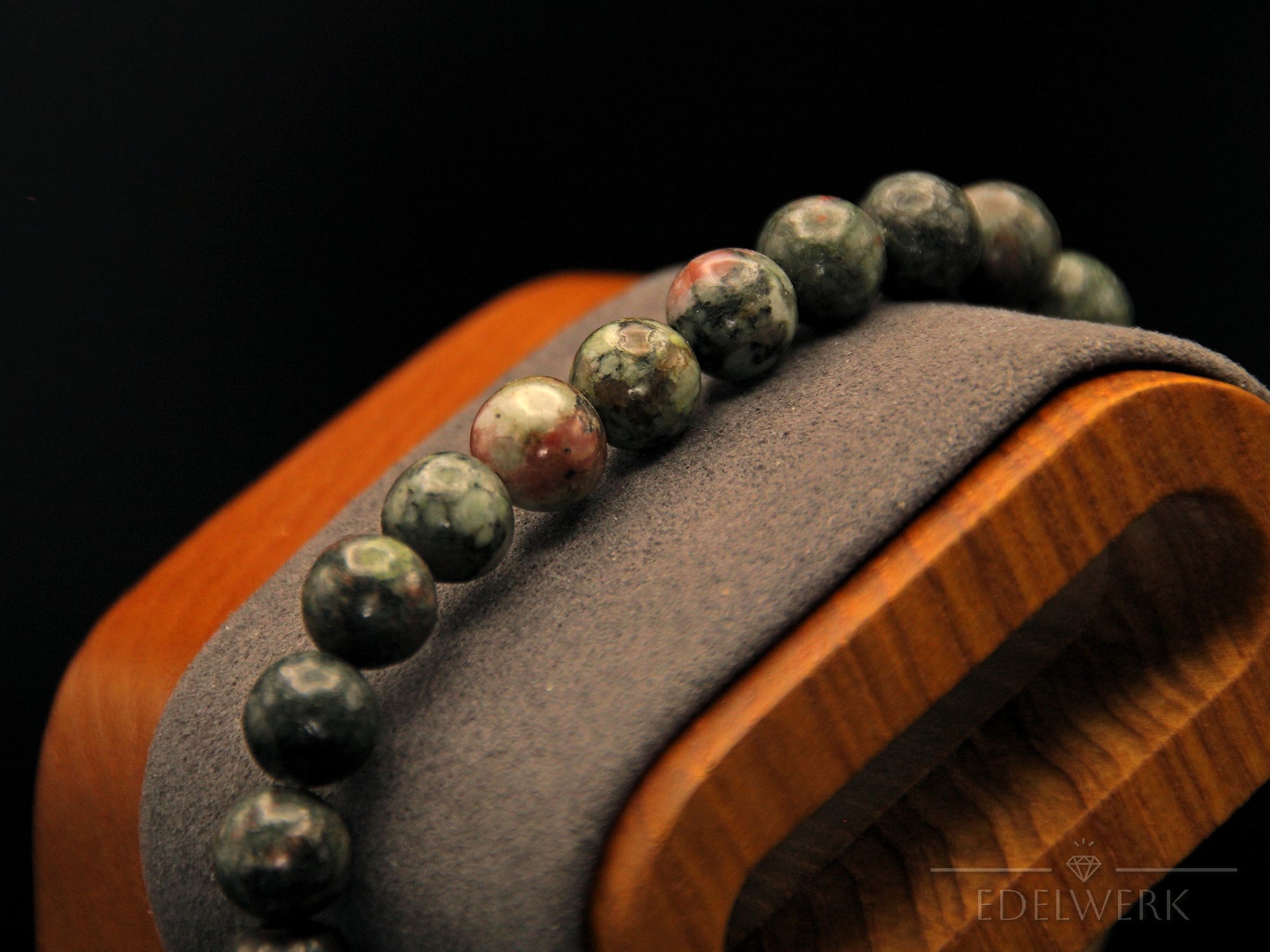 Heliotrop Armband – 8 mm Perlen – Reinigende Ritual-Perlenkette