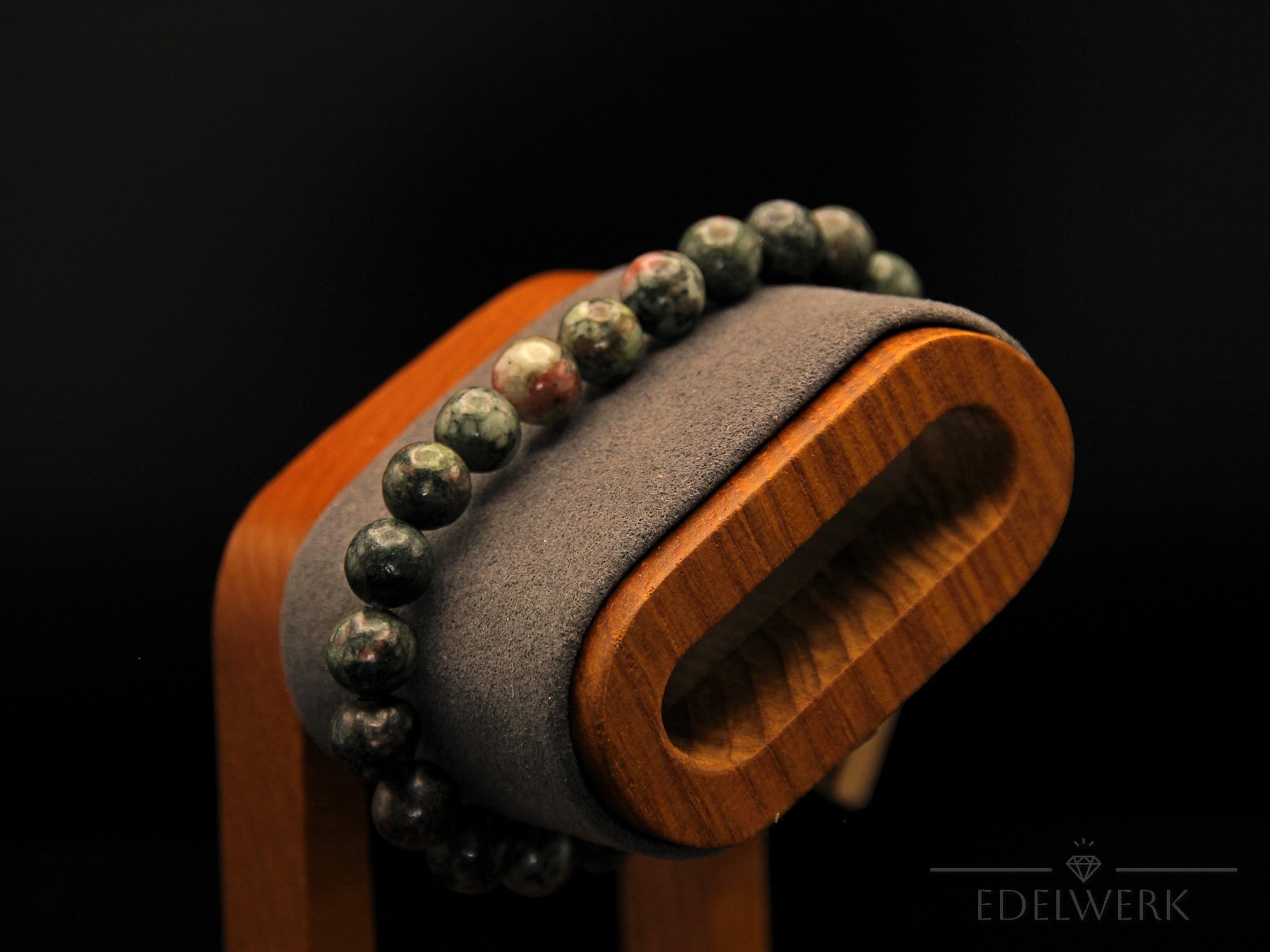 Heliotrop Armband – 8 mm Perlen – Reinigende Ritual-Perlenkette