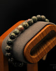 Heliotrop Armband – 8 mm Perlen – Reinigende Ritual-Perlenkette