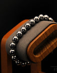 Hämatit Armband – Nr. 3 – 8 mm Perlen – Naturnahe Farbgebung