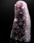 Amethyst Druse für Deko, Heilstein für spirituelle Reinigung, violette natürliche Form.
