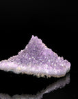 Natürlicher Amethyst Kristall, Heilstein für klare Meditation, ungeschliffene violette Form.