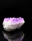 Hochwertiger Amethyst Kristall, fördert spirituelle Harmonie, violette natürliche Form.