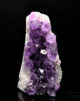Violette Amethyst Druse, Heilstein für meditative Harmonie, violette Drusenstruktur.
