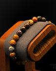 Jaspis Armband – 8 mm Facettiert – Erdende Perlen aus der Natur