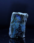 Labradorite Heilstein, fördert meditative Balance, bunte Kristallstruktur.