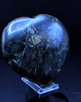 Labradorite Heilstein, Heilstein für spirituelle Energie, bunte glänzende Form.