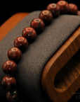 Roter Jaspis Armband – Nr. 4 – 8 mm Perlen – Naturnahe Farbgebung