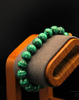 Malachit Armband – Amorph – Balance der Elemente in Perlen