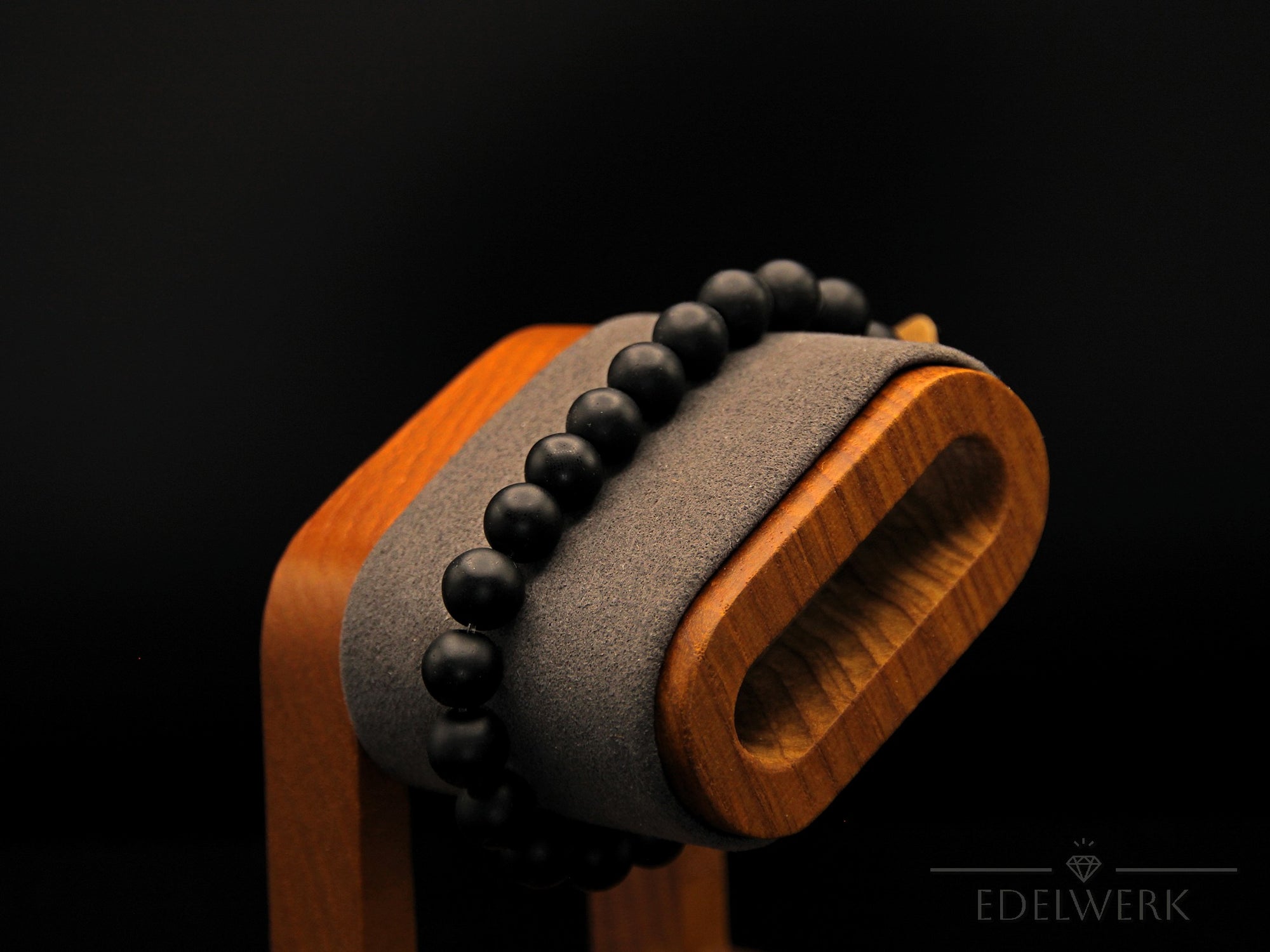 Onyx Armband – 6 mm Perlen – Harmonisierende Perlenkette