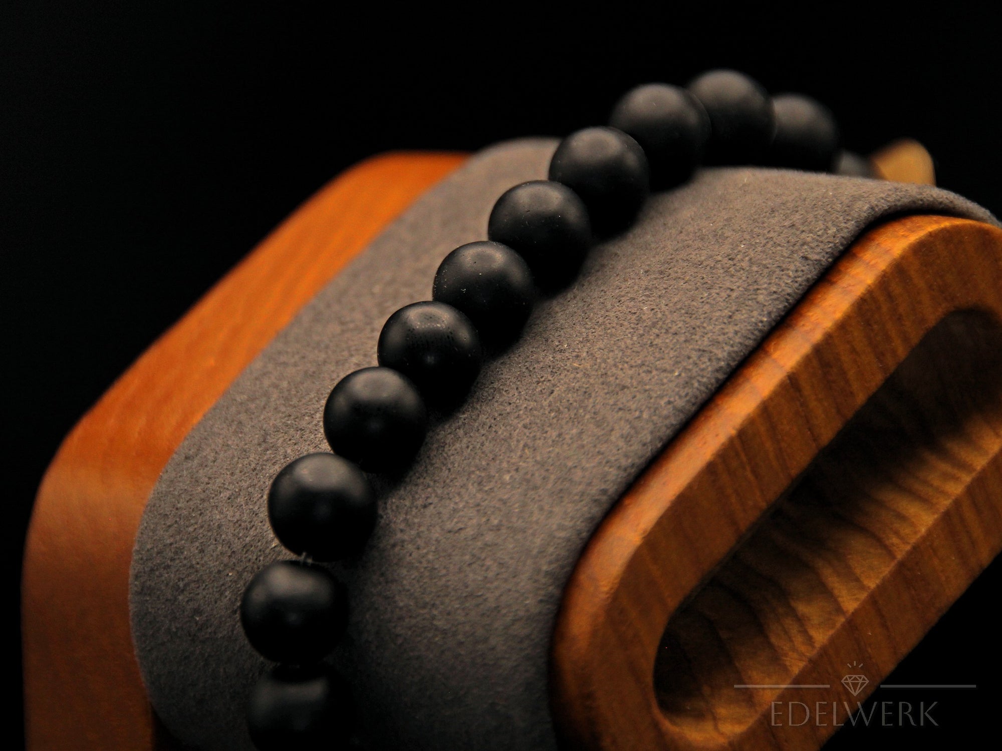 Onyx Armband – 6 mm Perlen – Harmonisierende Perlenkette