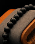 Onyx Armband – 6 mm Perlen – Harmonisierende Perlenkette