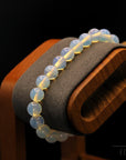 Opal-Mondstein Armband – 8 mm Perlen – Harmonisierende Perlenkette