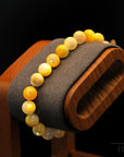 Perlmutt Armband – 8 mm Perlen – Lichtarbeit mit Perlen