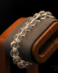Quarz Armband – Nr. 2 – 8 mm Perlen – Lichtarbeit mit Perlen