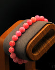 Rhodochrosit Armband – 8 mm Facettiert – Spiritueller Schutz aus Perlen