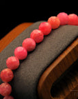 Rhodochrosit Armband – 8 mm Facettiert – Spiritueller Schutz aus Perlen