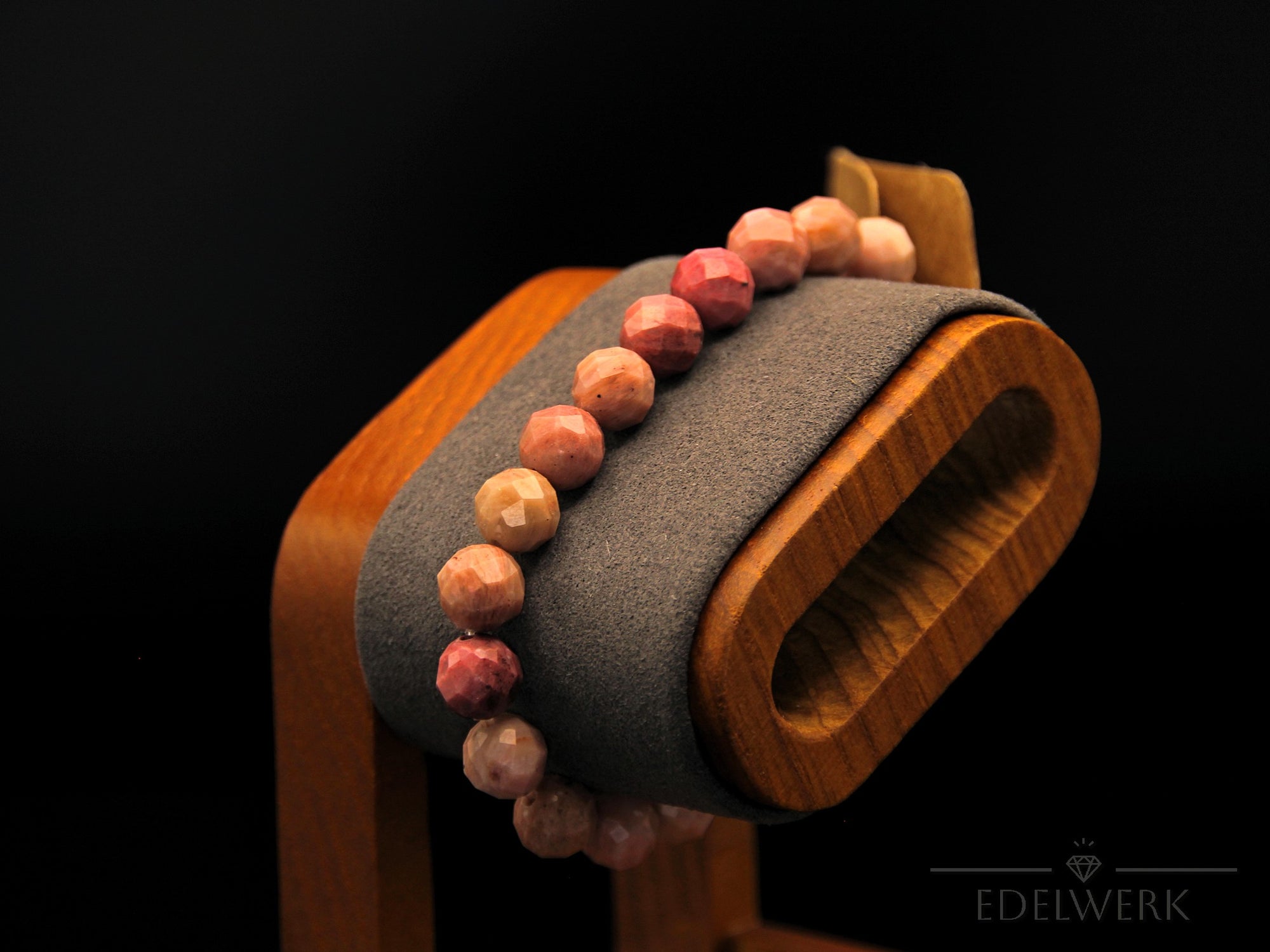 Rhodonit Armband – 8 mm Facettiert – Reinigende Ritual-Perlenkette