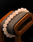Rosenquarz Armband – Nr. 3 – 8 mm Perlen – Mix & Match mit anderen Armbändern
