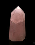 Natürlicher Rosenquarz, fördert klare Intuition, rosa glänzende Struktur.