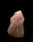 Klarer Rosenquarz, Heilstein für spirituelle Klarheit, rosa Kristalloberfläche.