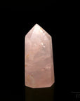 Natürlicher Rosenquarz, Heilstein für energetische Schutz, rosa Kristallform.